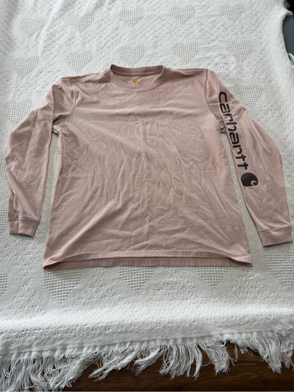 Carhartt Pink Long Sleeve Shirt (L)